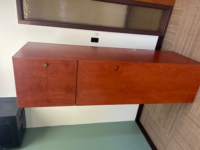Custom Cherry Storage Cabinet