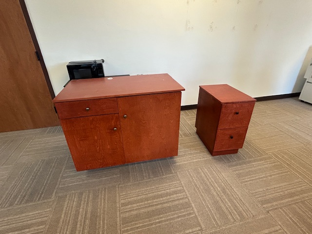 Custom Cherry Mixed Storage Cabinet